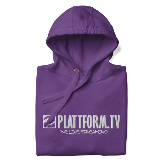 PLATTFORM.TV - Sticklogo Hoodie