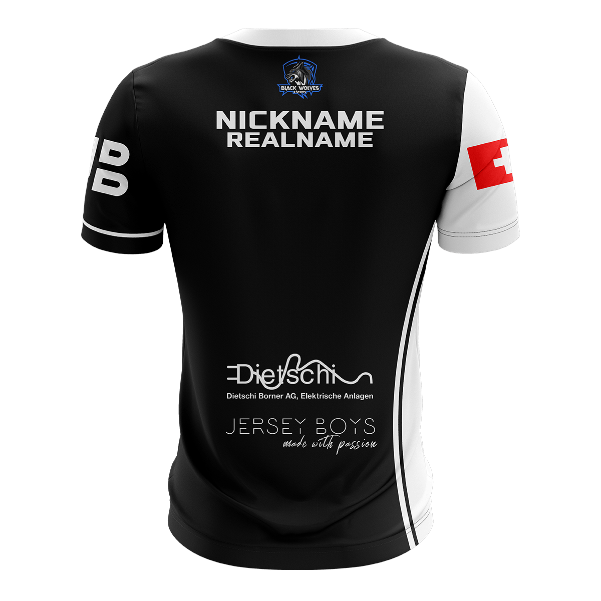 BLACK WOLVES E-SPORTS BLUE - Jersey 2020