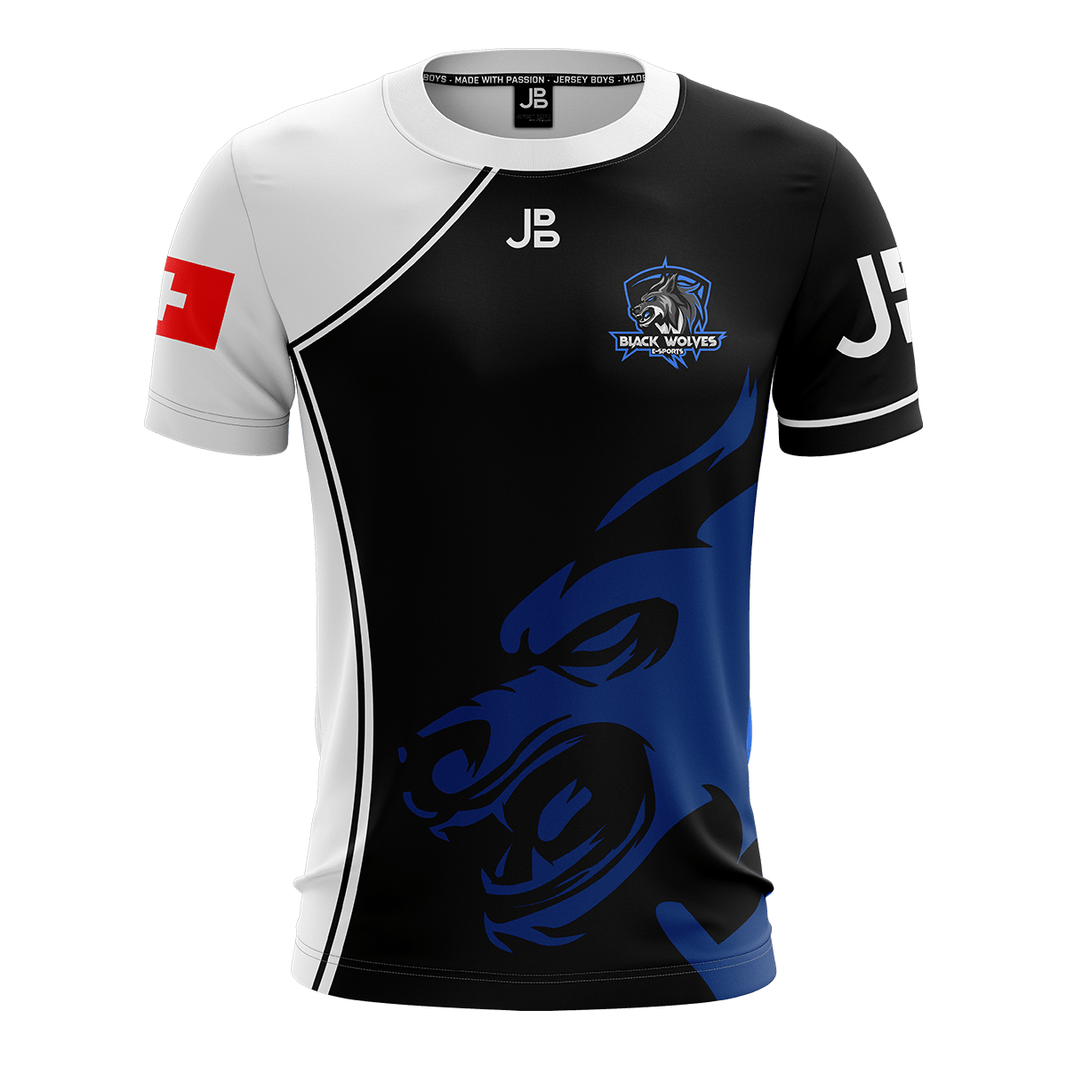 BLACK WOLVES E-SPORTS BLUE - Jersey 2020