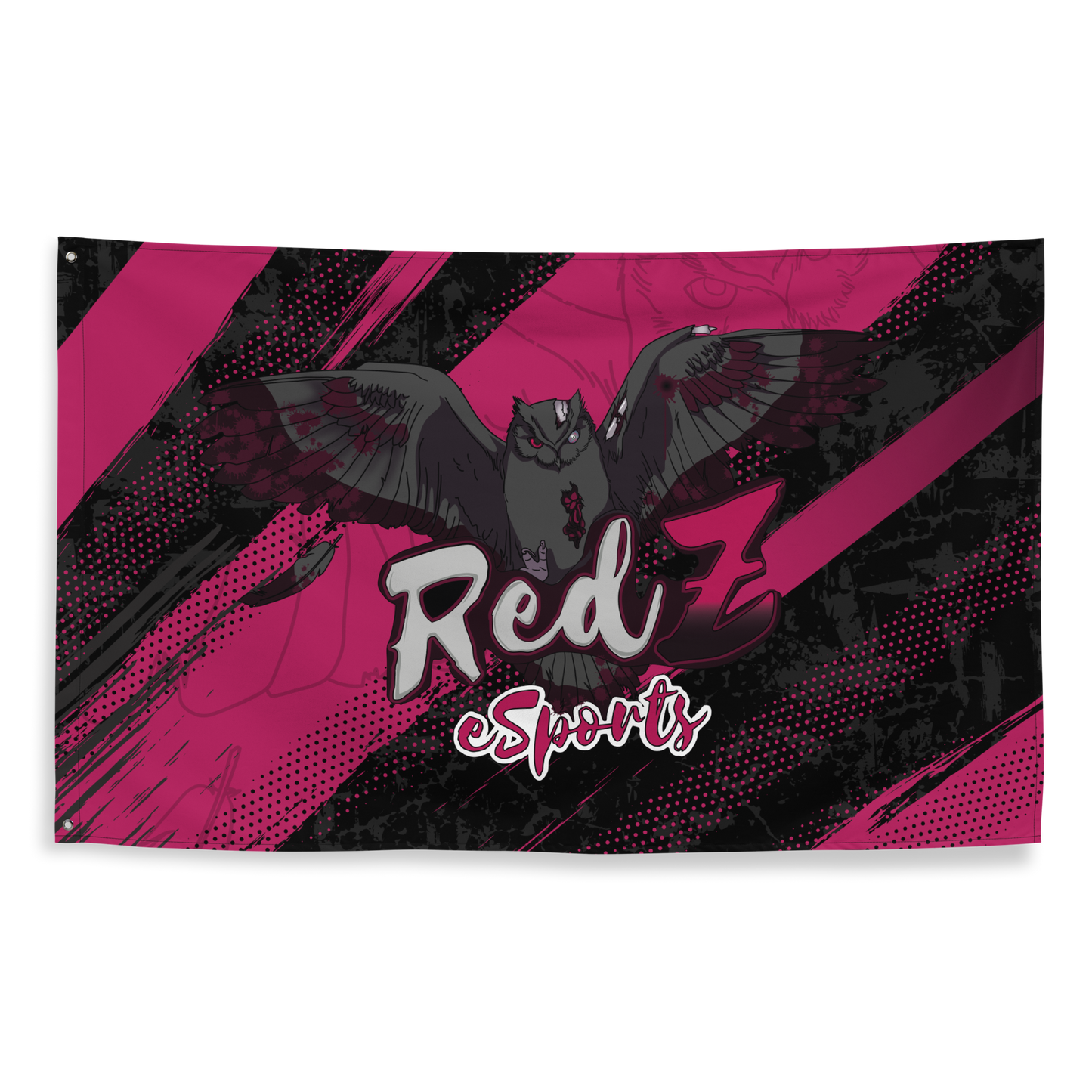 REDZ ESPORTS - Flagge Magenta