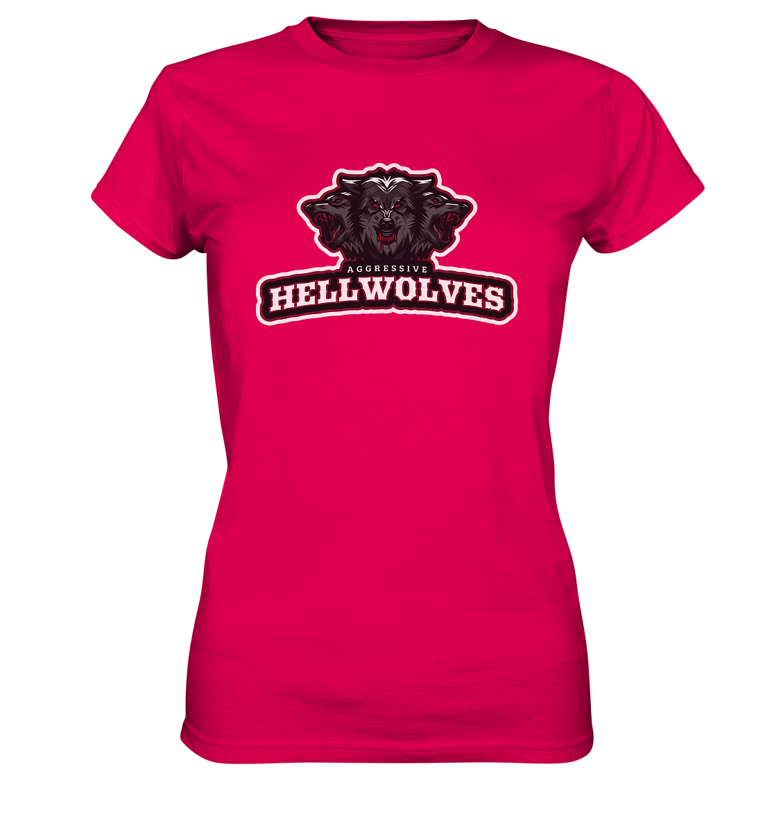 AGGRESSIVE HELLWOLVES - Ladies Basic Shirt