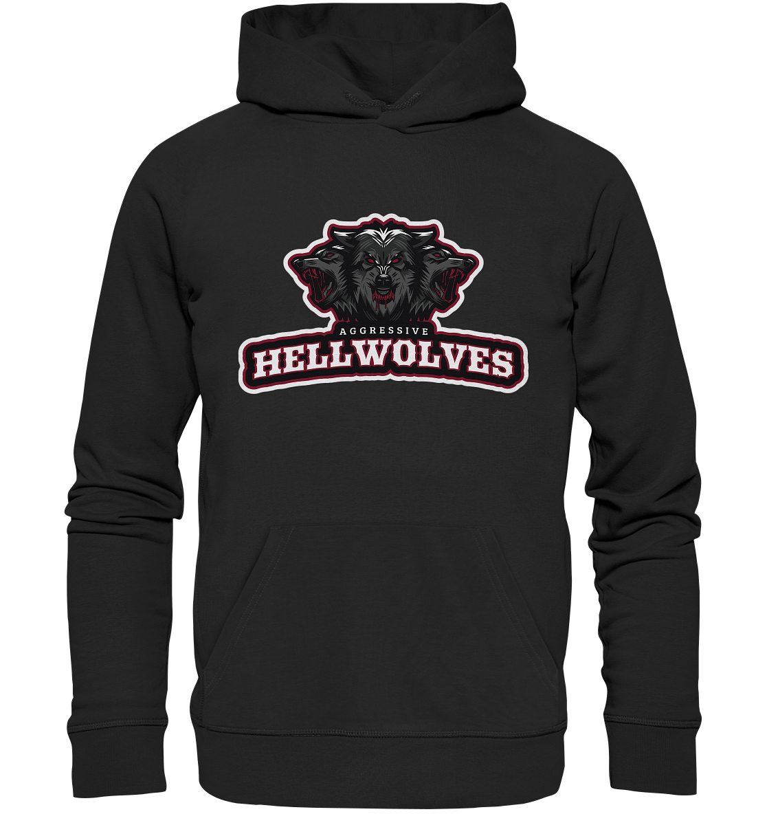 AGGRESSIVE HELLWOLVES - Basic Hoodie