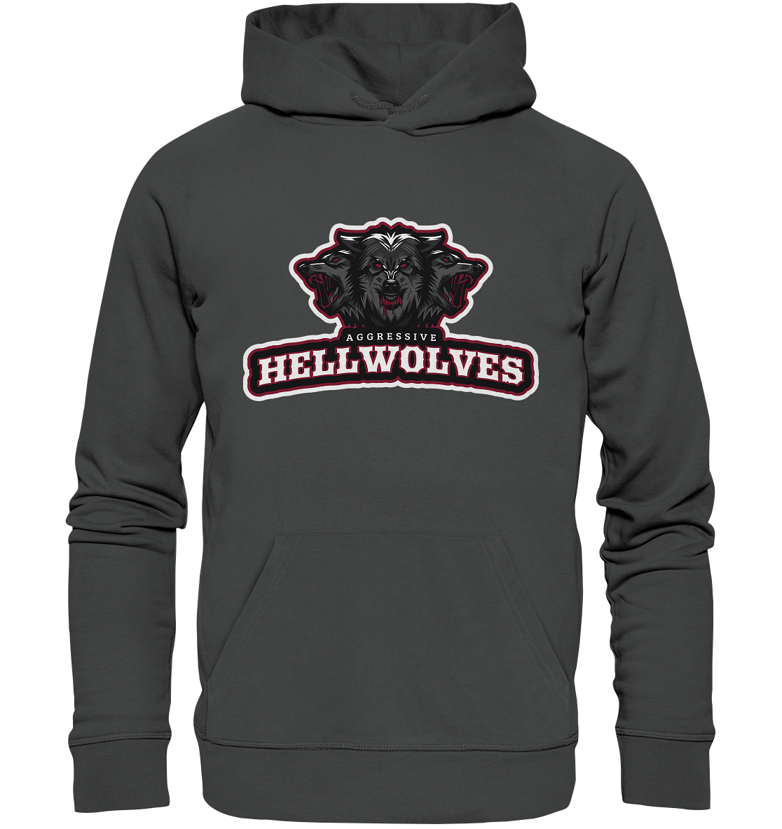 AGGRESSIVE HELLWOLVES - Basic Hoodie