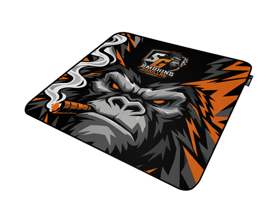 SMOKING GORILLAS Mousepad XL – 50 × 50 cm