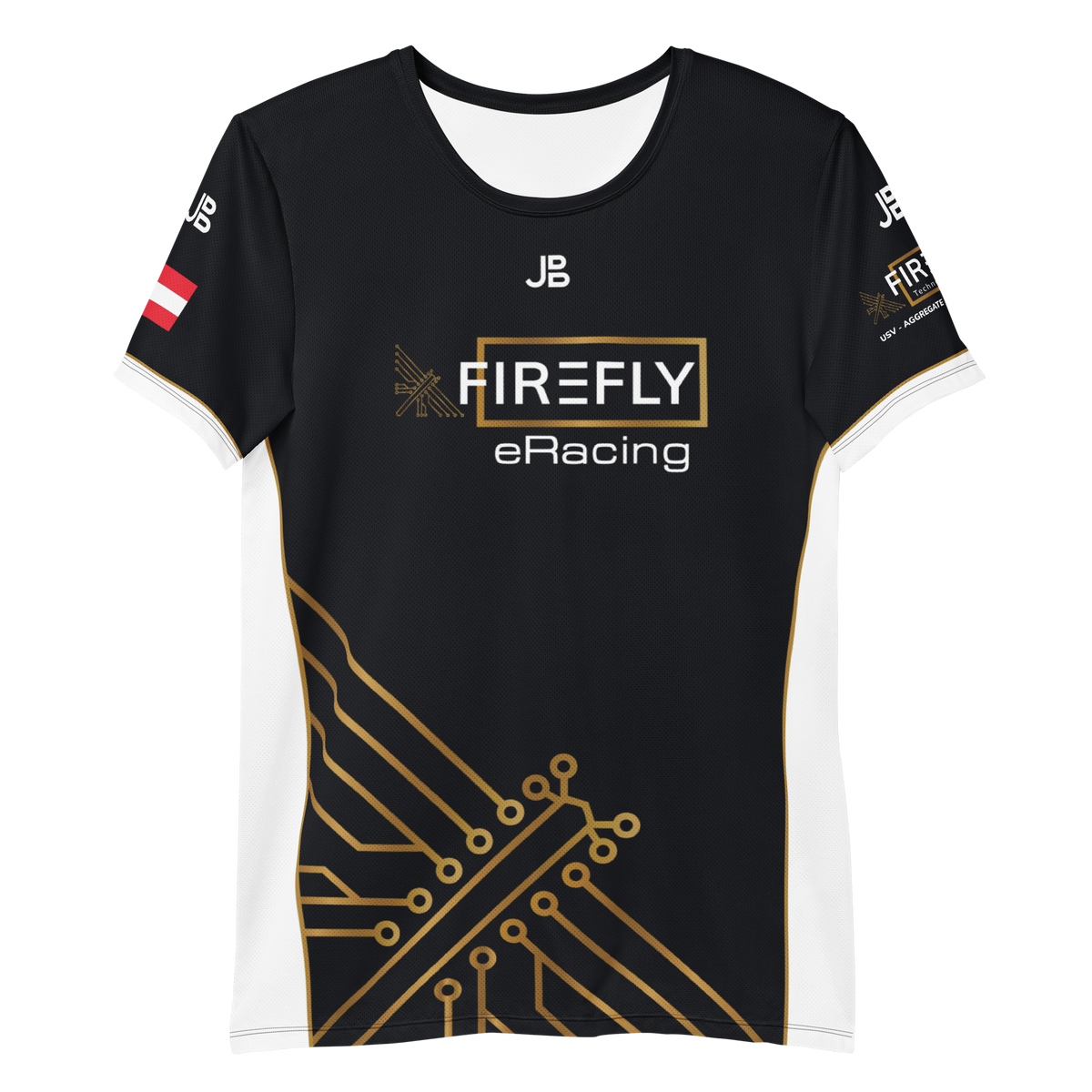 FIREFLY ERACING - Roundneck Jersey 2026 – Vorderseite, flach liegend