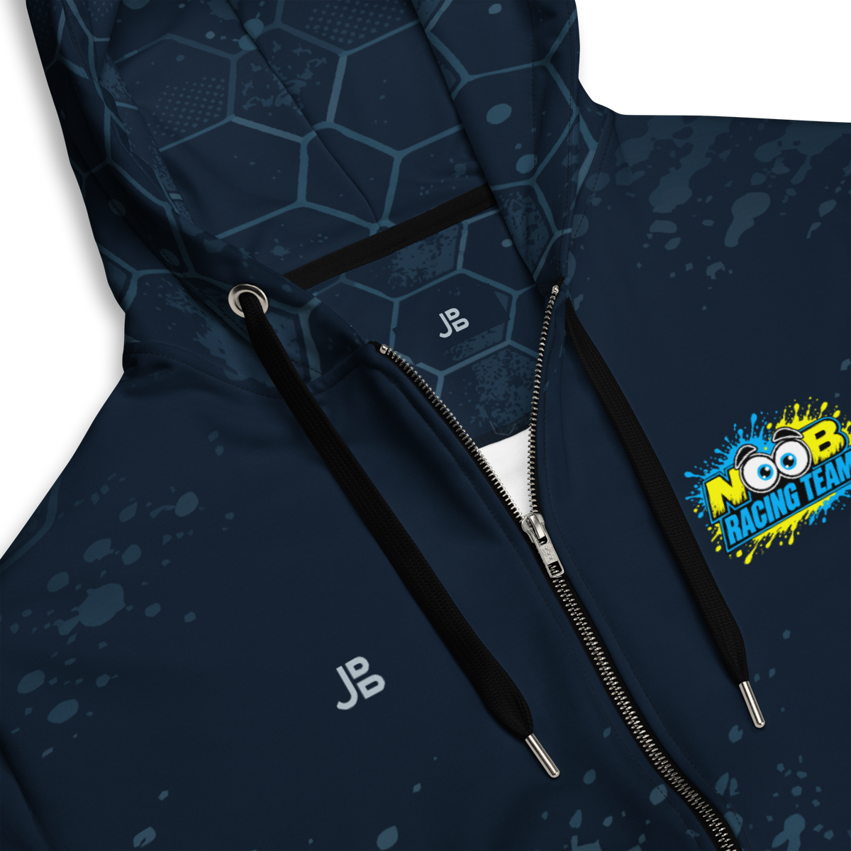 NOOB RACING TEAM - Crew Zipper – Detailansicht