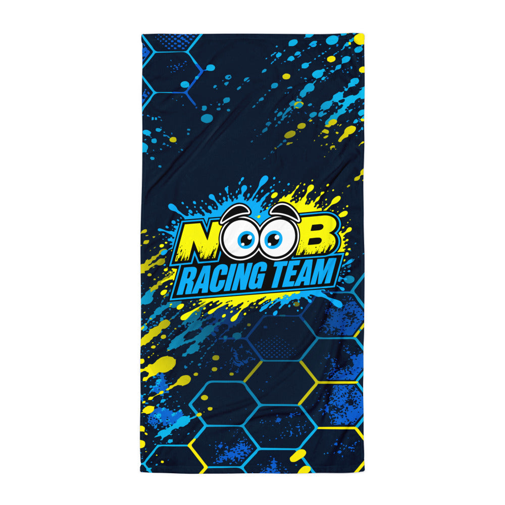 NOOB RACING TEAM - Beach Handtuch – Gesamtansicht