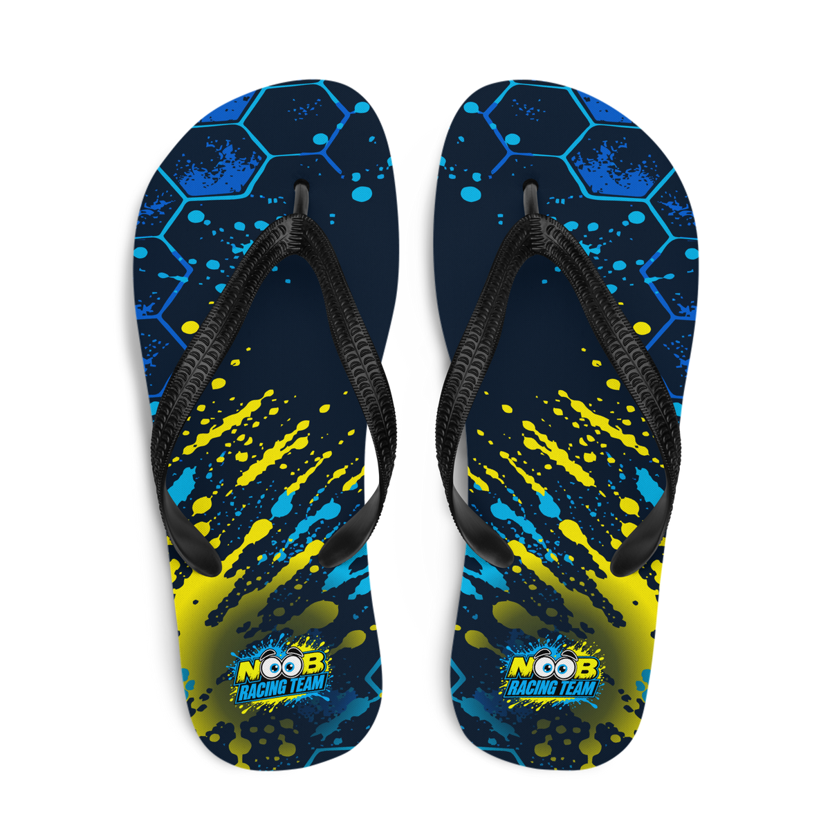 NOOB RACING TEAM - Flip-Flops – Ansicht von oben