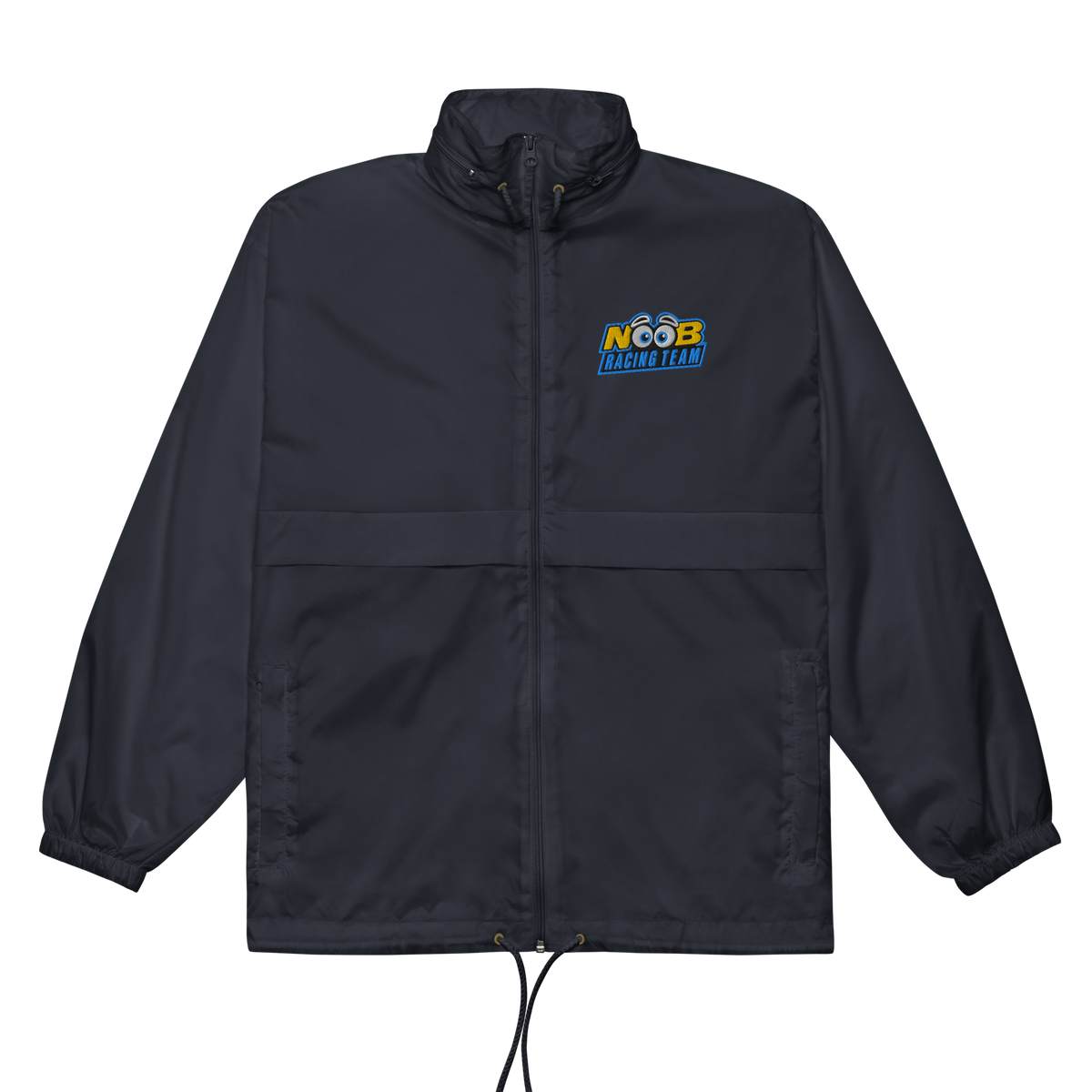 NOOB RACING TEAM - Stick Windbreaker – Vorderansicht