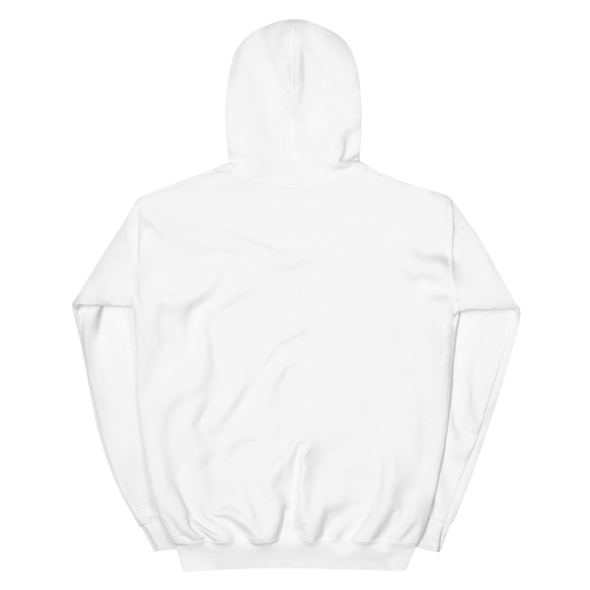 NOOB RACING TEAM Basic Hoodie 2026 – Weiß, Rückansicht