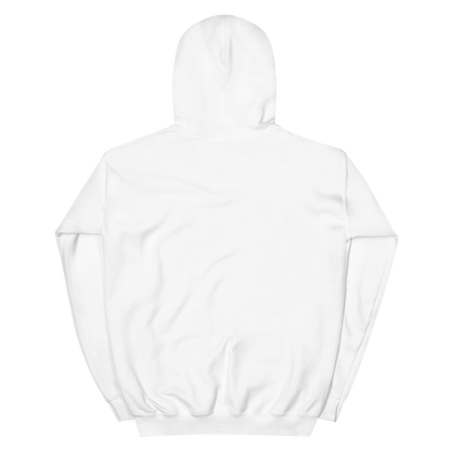NOOB RACING TEAM Basic Hoodie 2026 – Weiß, Rückansicht