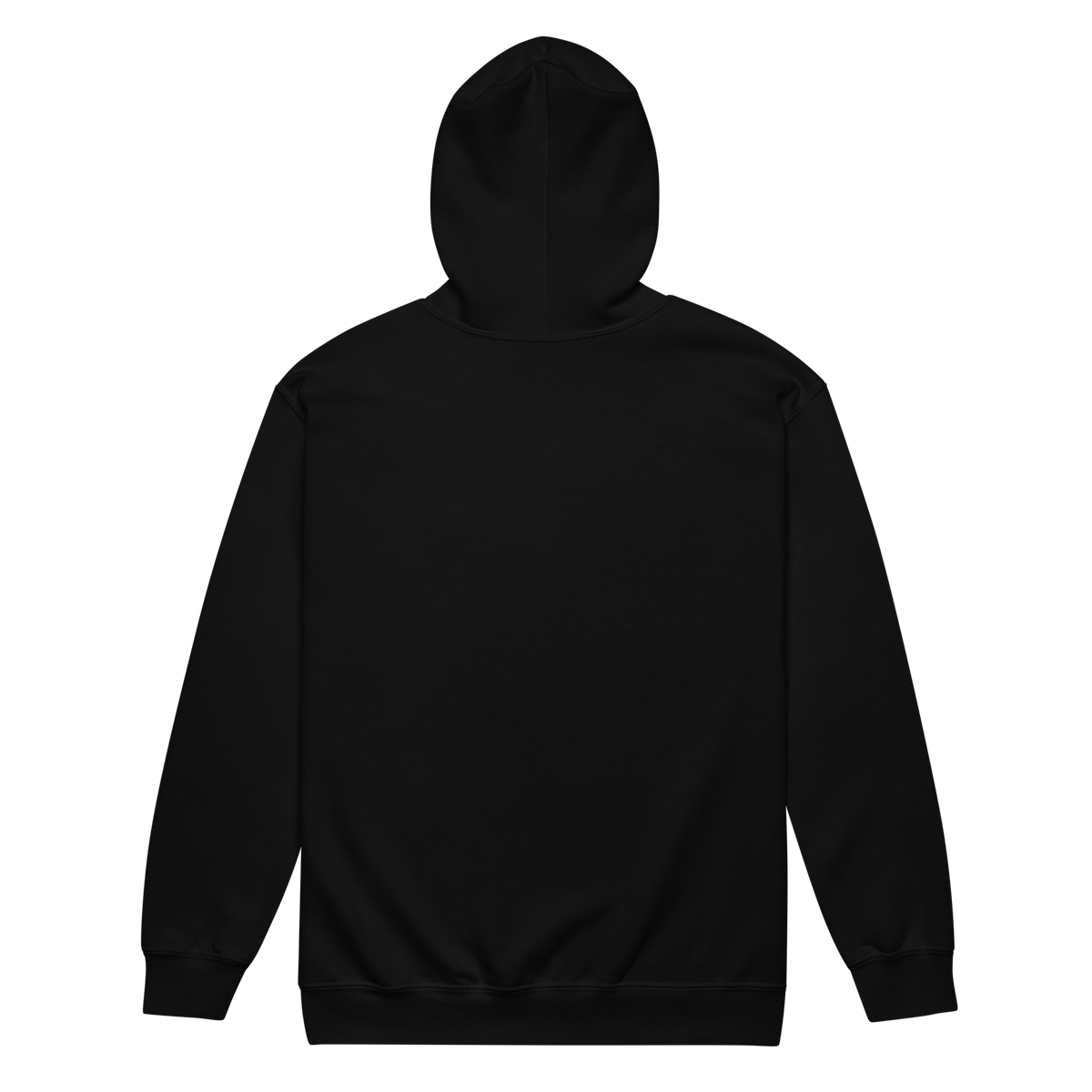NOOB RACING TEAM Basic Zipper 2026 – Schwarz, Rückansicht
