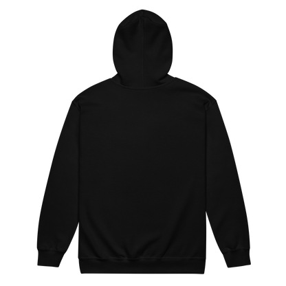 NOOB RACING TEAM Basic Zipper 2026 – Schwarz, Rückansicht