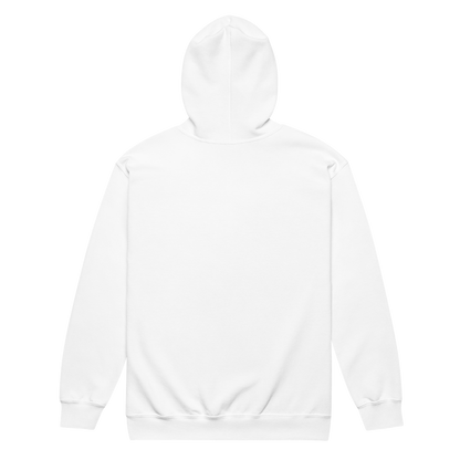 NOOB RACING TEAM Basic Zipper 2026 – Weiß, Rückansicht