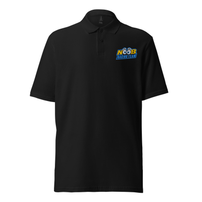 NOOB RACING TEAM - Stick Poloshirt – Vorderansicht