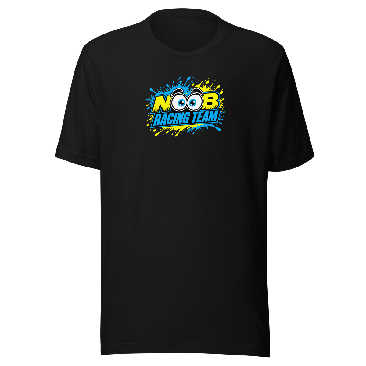 NOOB RACING TEAM Basic Shirt 2026 – Schwarz, Vorderansicht