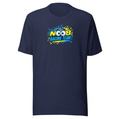 NOOB RACING TEAM Basic Shirt 2026 – Dunkelblau, Vorderansicht