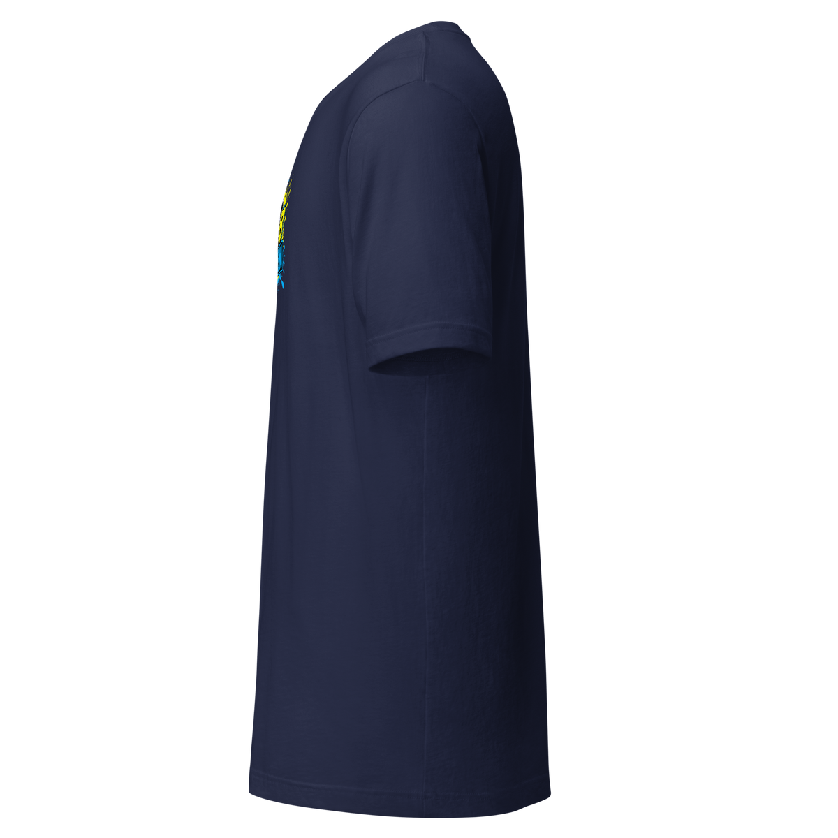 NOOB RACING TEAM Basic Shirt 2026 – Dunkelblau, linke Seitenansicht