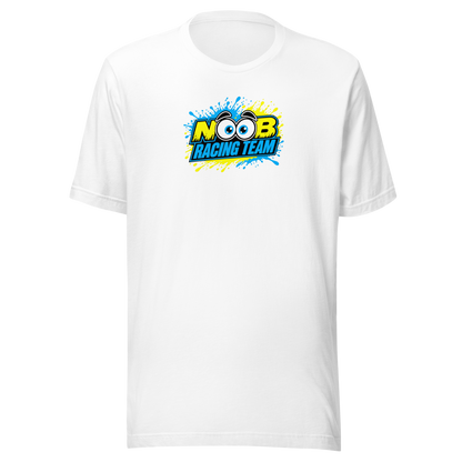 NOOB RACING TEAM Basic Shirt 2026 – Weiß, Vorderansicht