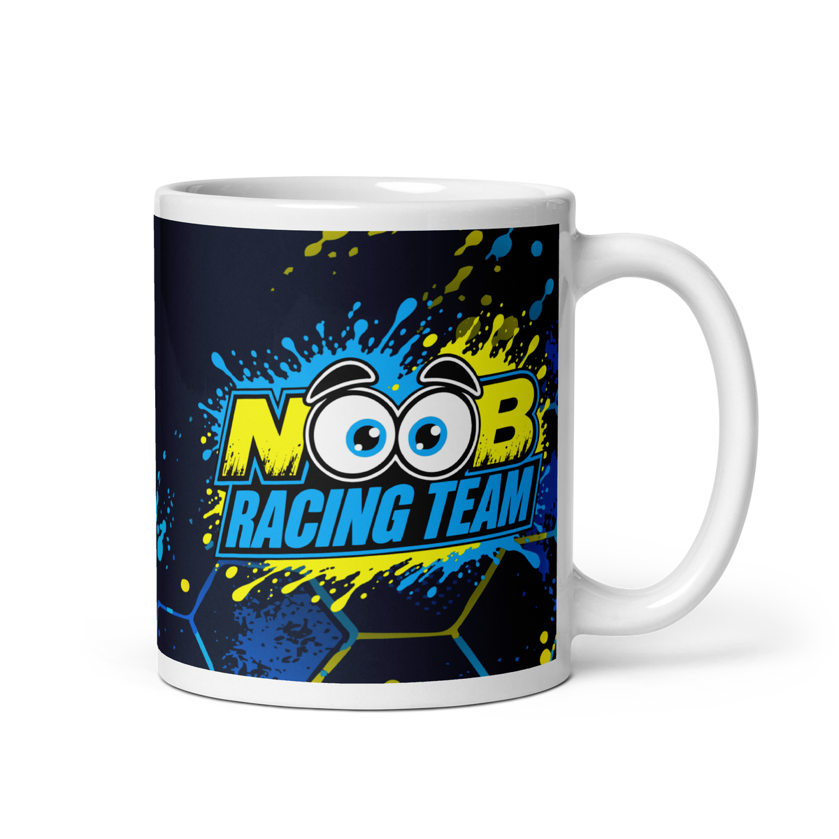 NOOB RACING TEAM - Tasse – Henkel rechts