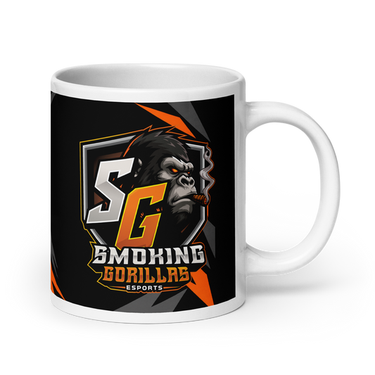 SMOKING GORILLAS - Tasse – Henkel rechts – 20 oz