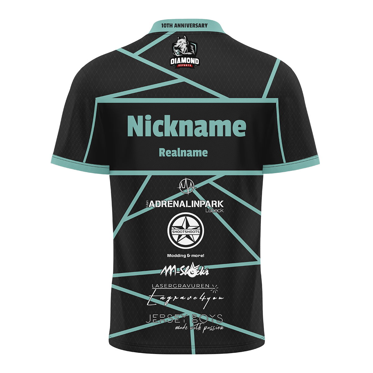 DIAMOND ESPORTS - 10th ANNIVERSARY - Jersey 2021 - Reversed Edition