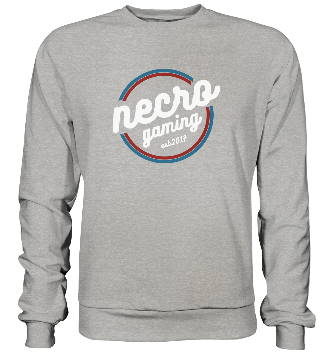NECRO GAMING - RETRO WHITE - Basic Sweatshirt