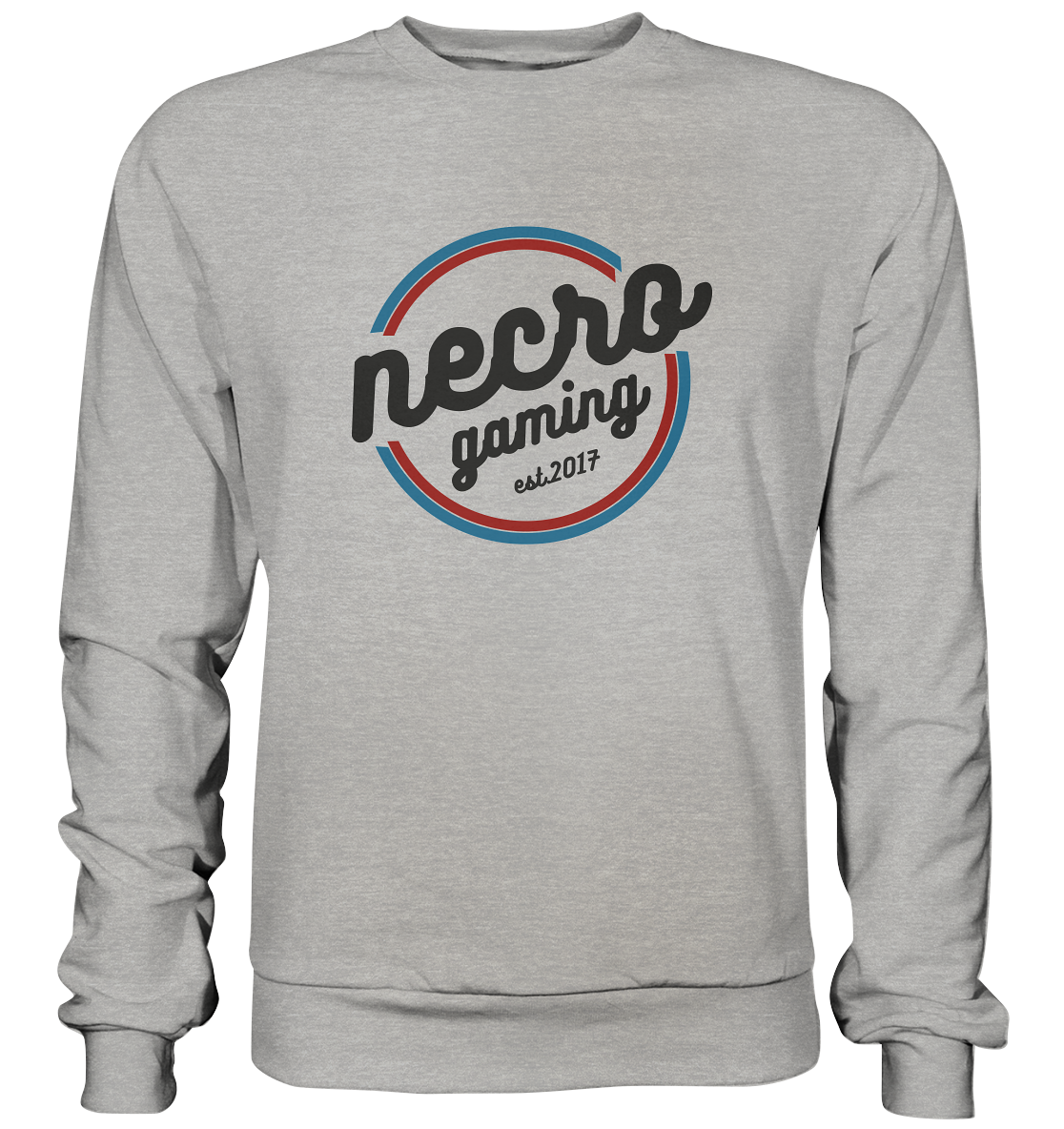 NECRO GAMING - RETRO BLACK - Basic Sweatshirt