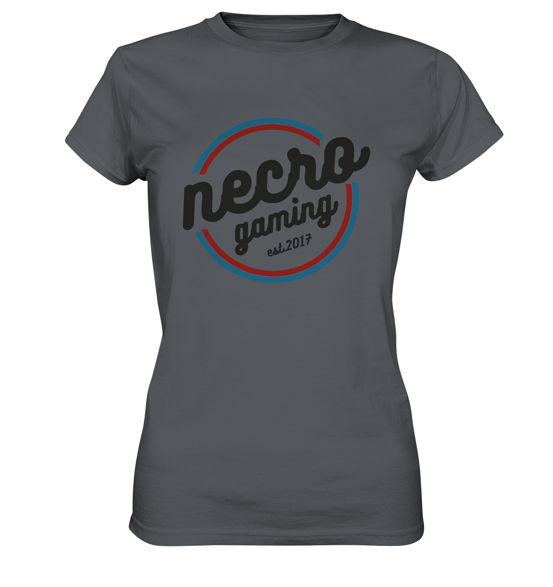 NECRO GAMING - RETRO BLACK - Ladies Basic Shirt