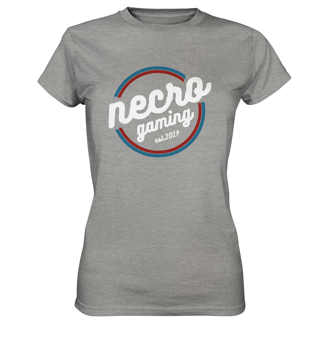NECRO GAMING - RETRO WHITE - Ladies Basic Shirt