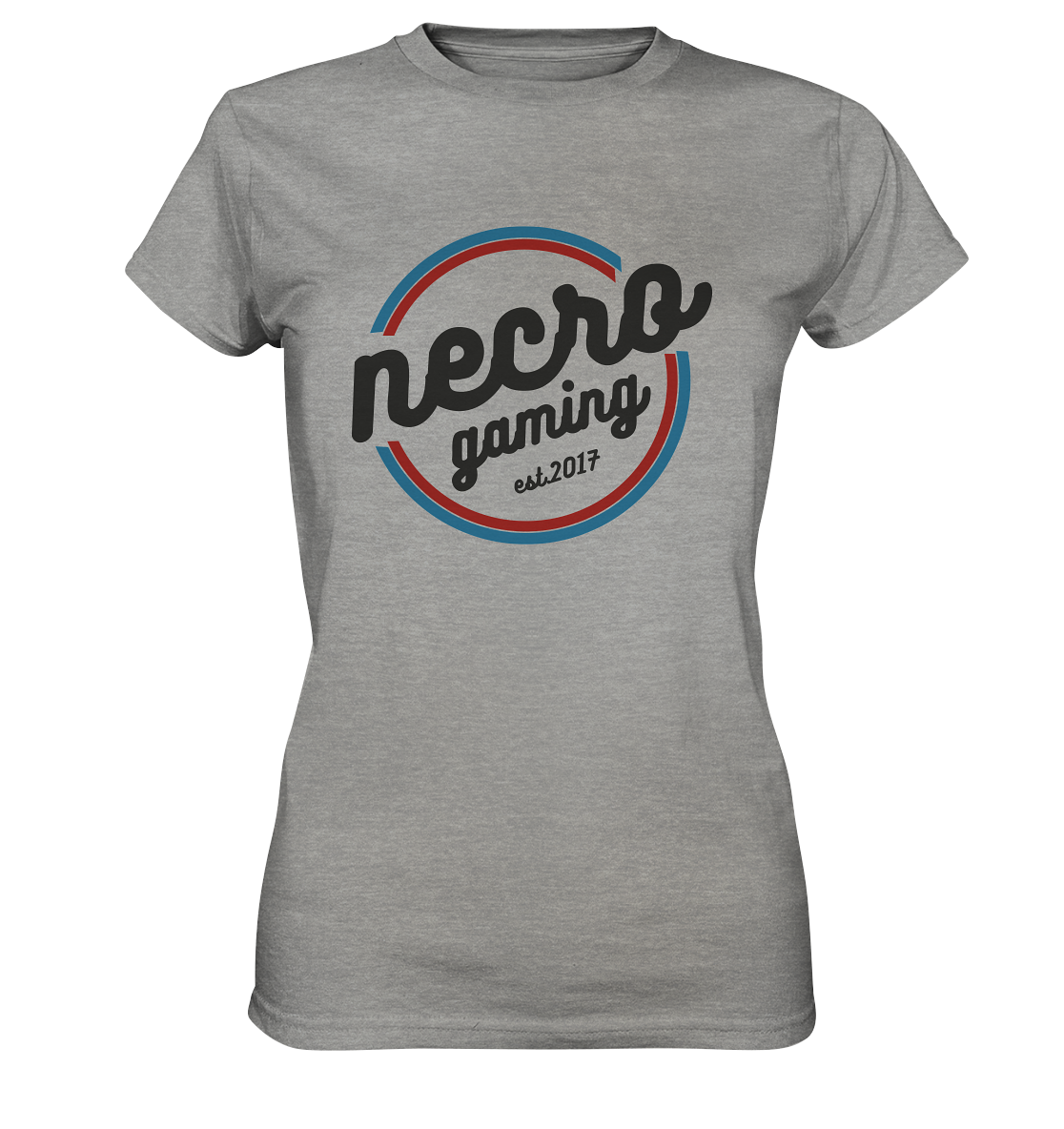 NECRO GAMING - RETRO BLACK - Ladies Basic Shirt