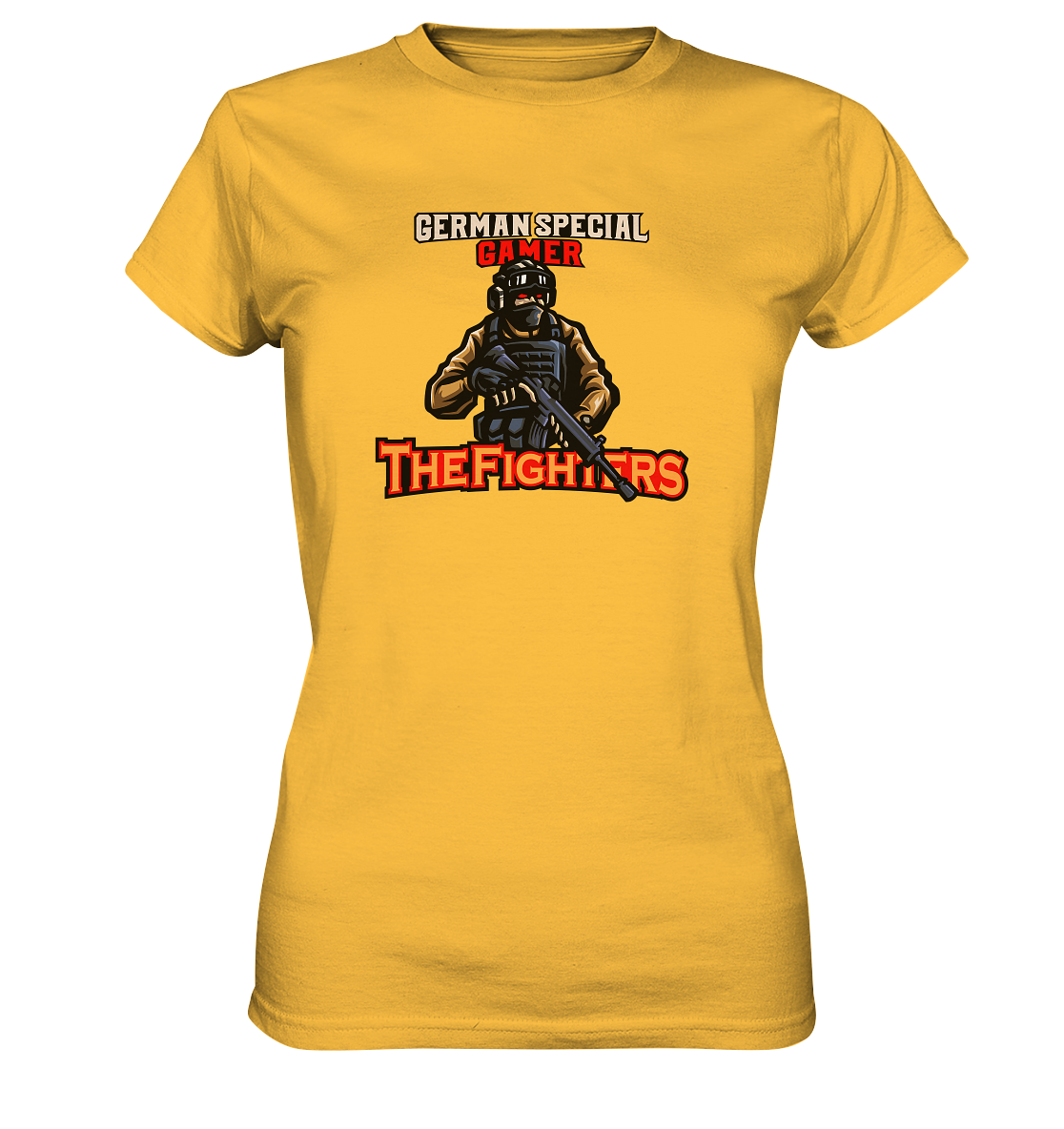 GERMAN SPECIAL GAMER - THE FIGHTERS - Ladies Basic Shirt