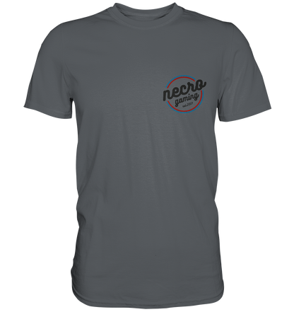 NECRO GAMING - RETRO BLACK - inkl. Backprint - Basic Shirt